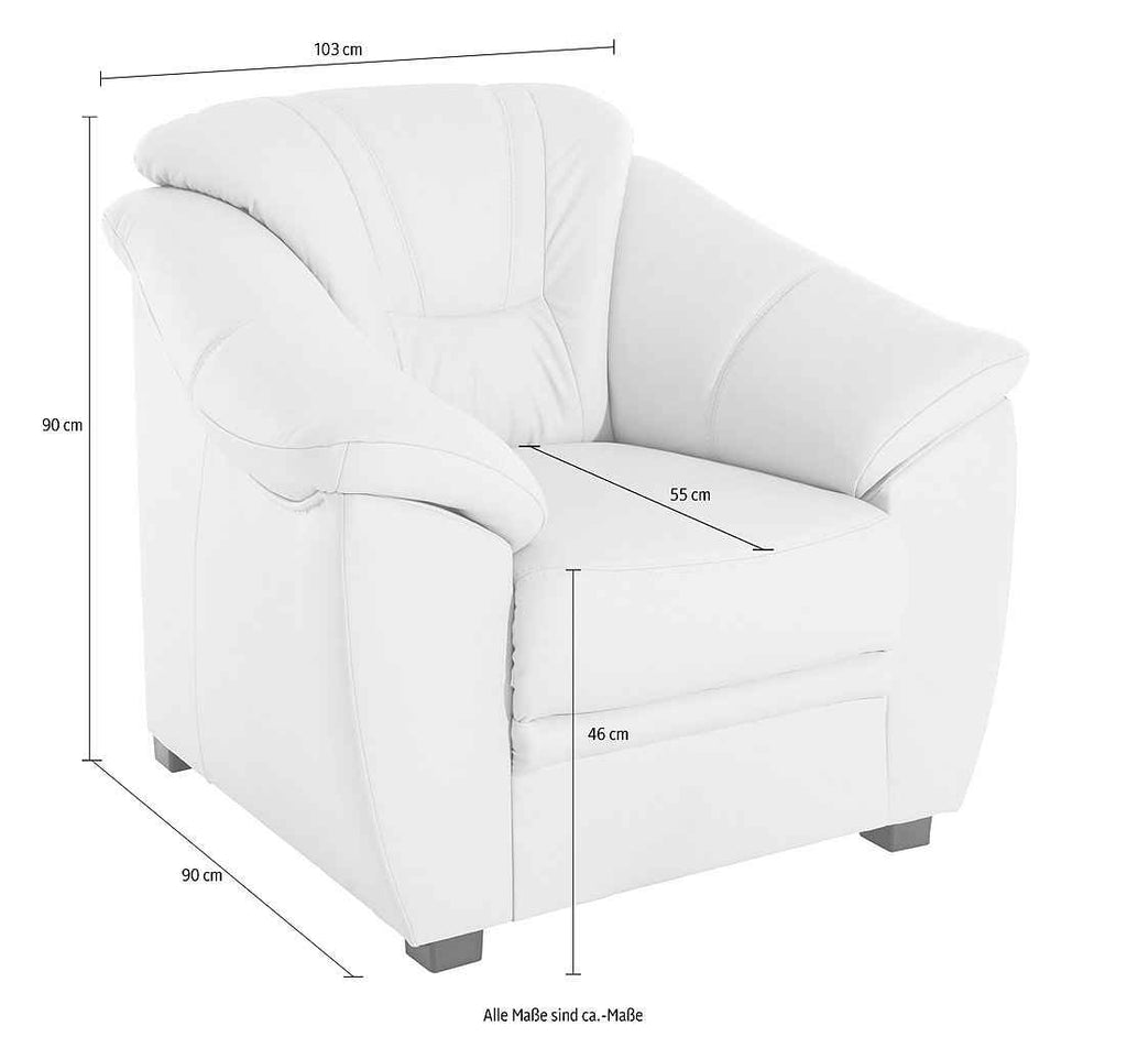 Sessel Savona - Naturleder