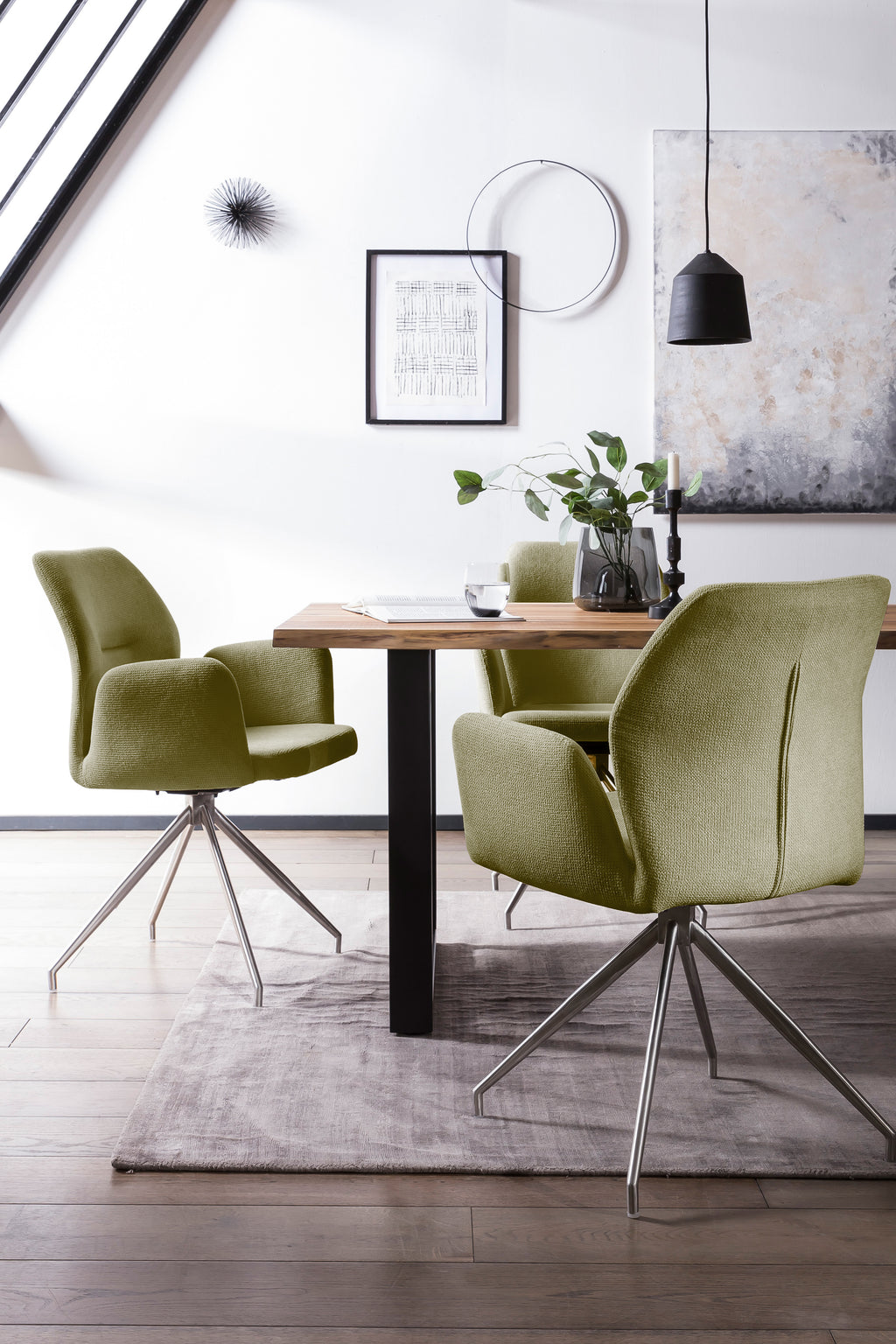 Sales Fever - Armlehnstuhl mit 180° Drehfunktion Grün
