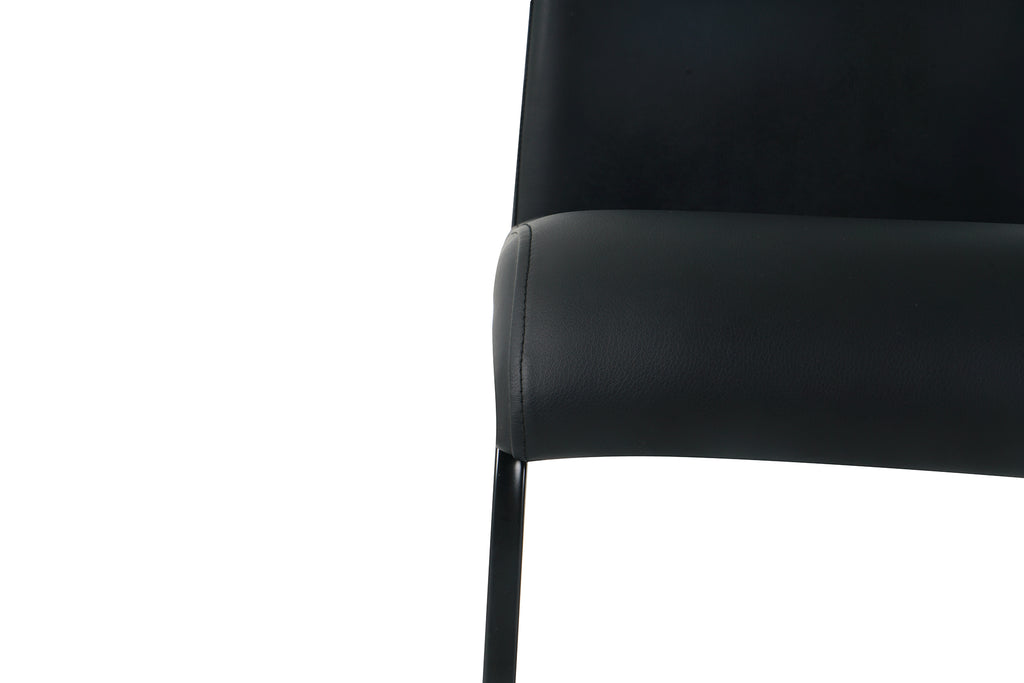 Möbilia - Stuhl, 2er-Set 42x56x98 cm schwarz