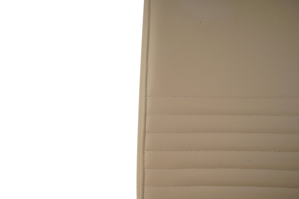 Möbilia - Stuhl, 2er-Set 42x59x97 cm taupe, schwarz