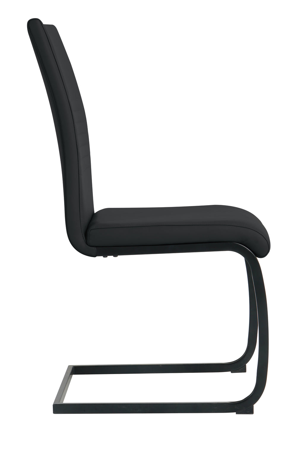 Möbilia - Stuhl, 2er-Set 42x59x97 cm schwarz
