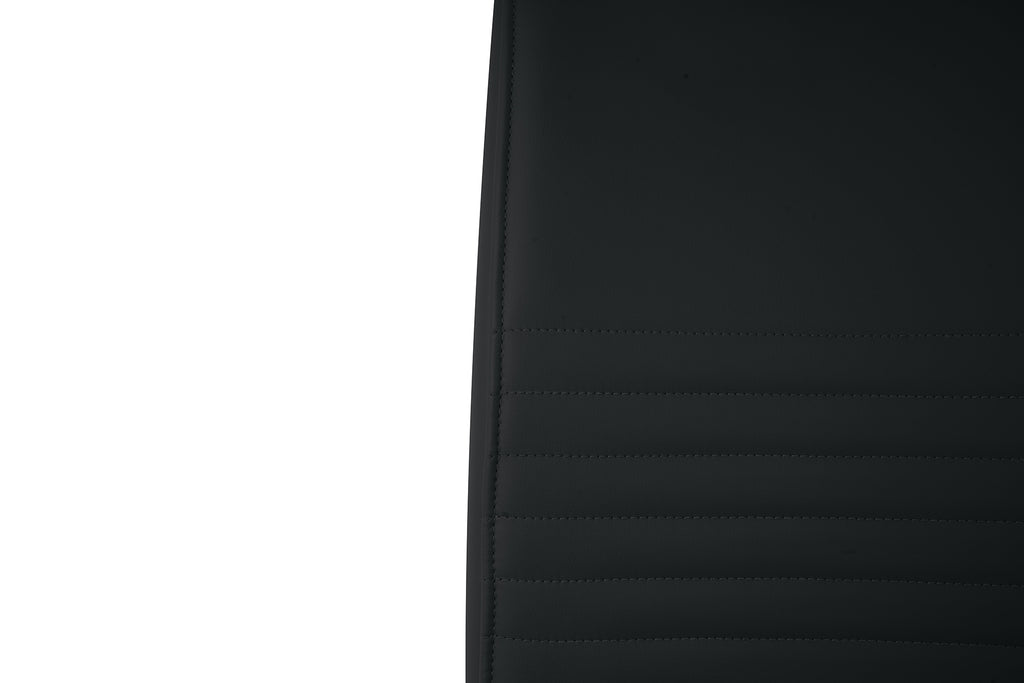 Möbilia - Stuhl, 2er-Set 42x59x97 cm schwarz