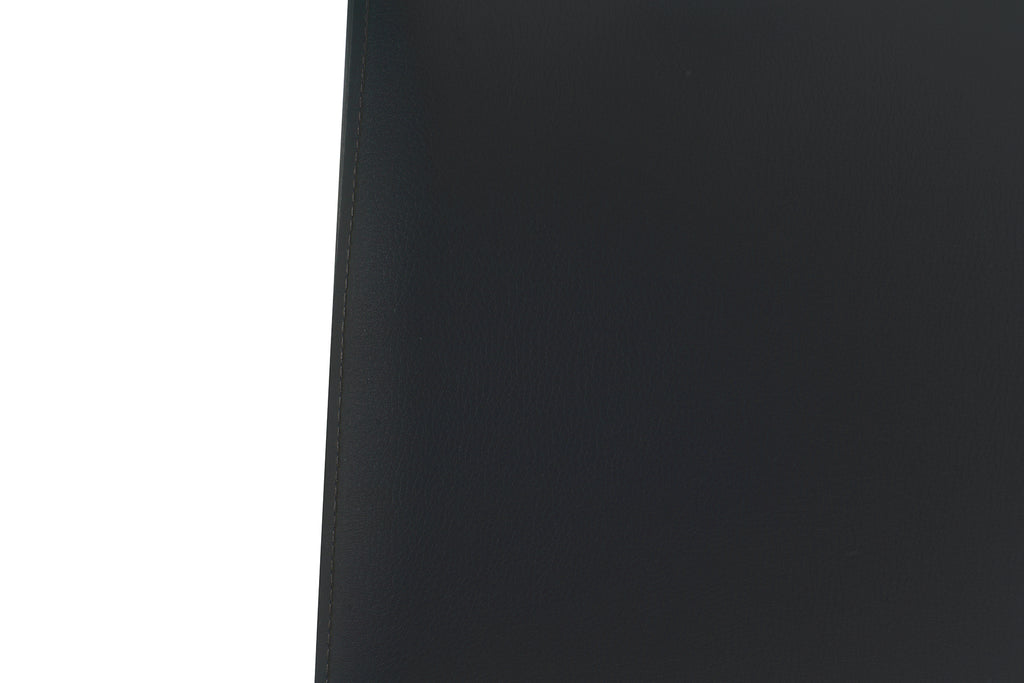 Möbilia - Stuhl, 2er-Set 42x58x101 cm schwarz, silber