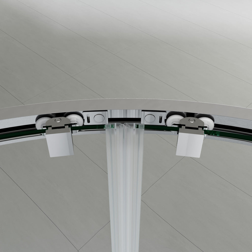 Duschkabine abgerundet 80cm New Trento