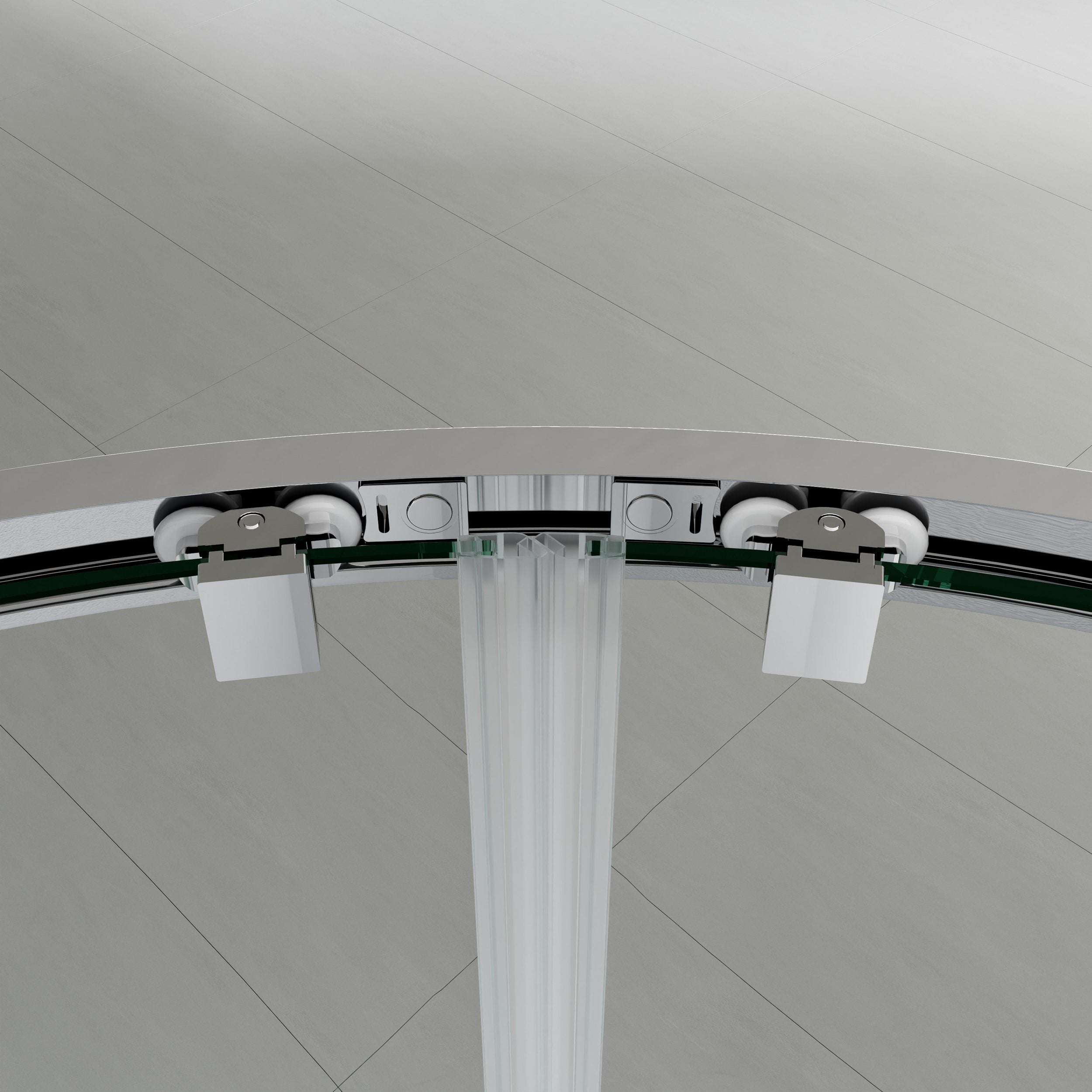 Duschkabine abgerundet 100cm New Trento