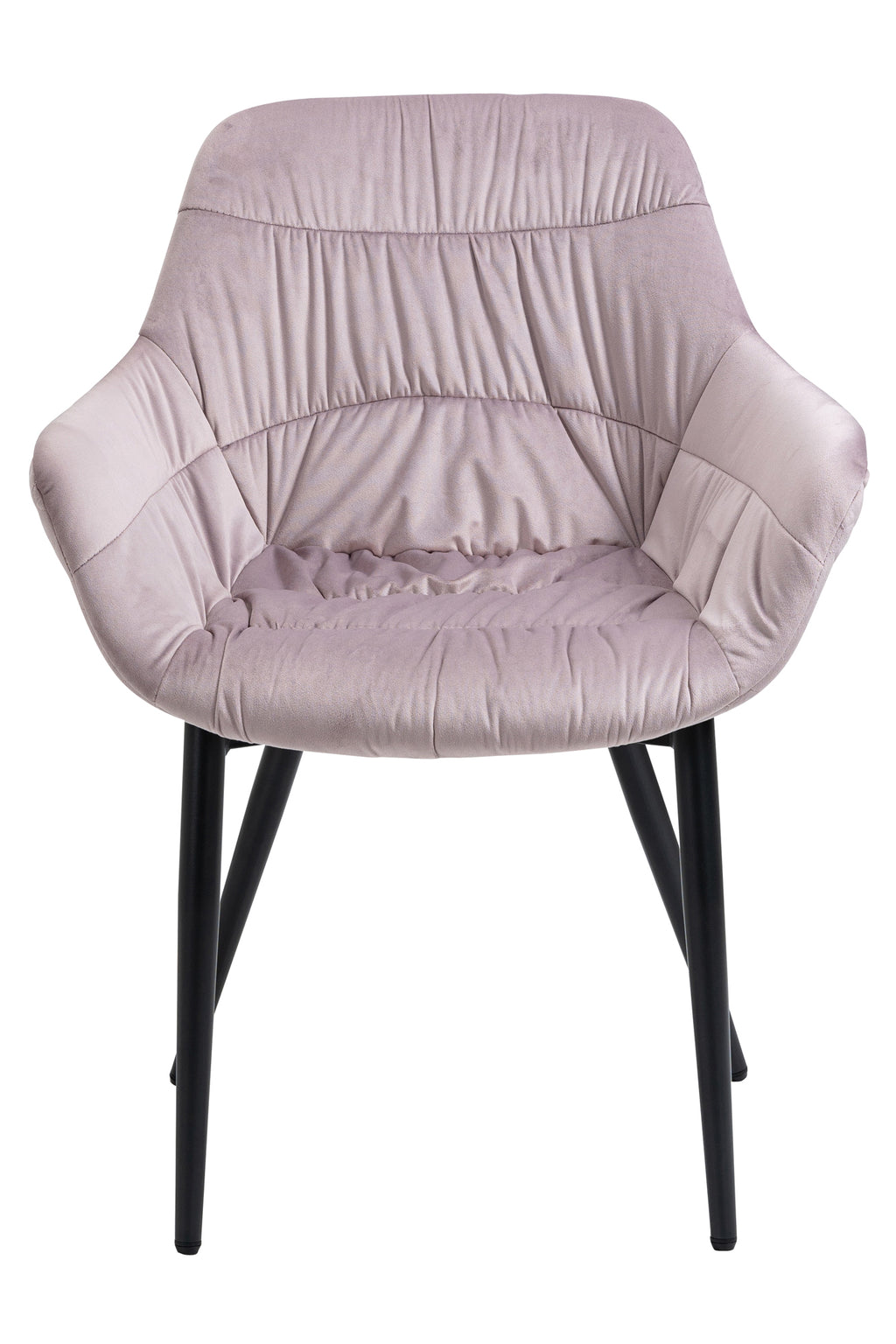 Sales Fever - Armlehnstuhl mit Wabensteppung Samt Rose#