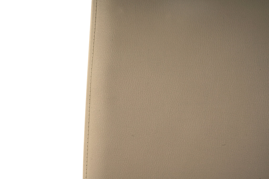 Möbilia - Stuhl, 2er-Set 42x58x101 cm taupe, silber