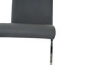 Möbilia - Stuhl, 2er-Set 42x58x101 cm grau, silber