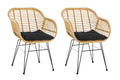 Möbilia - Outdoor Gartensessel, 2er-Set