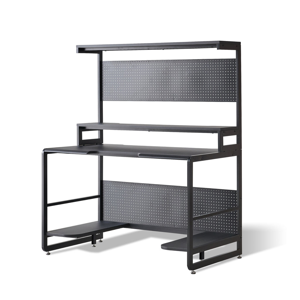 Möbilia - Schreibtisch 120x70x148 cm schwarz