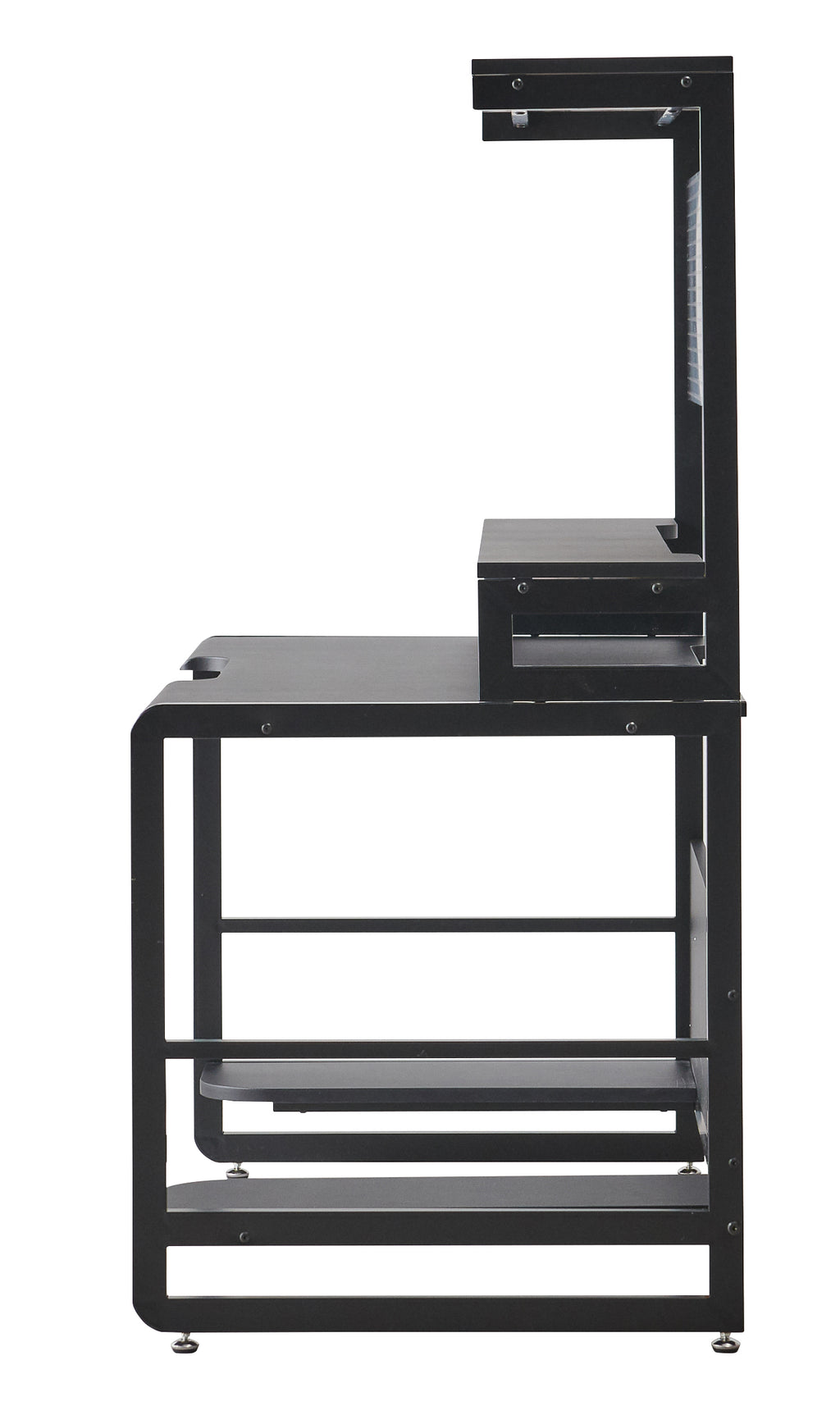 Möbilia - Schreibtisch 120x70x148 cm schwarz