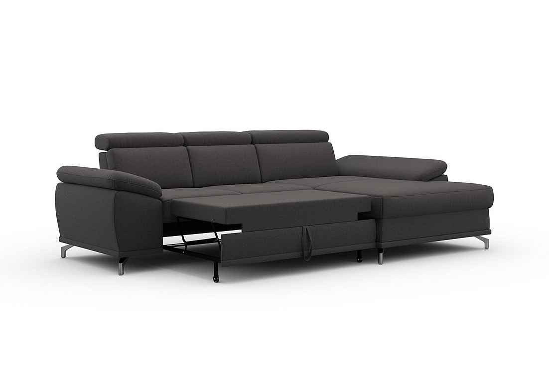 Ecksofa Cabrio mit Bettfunktion & Sitztiefenverstellung