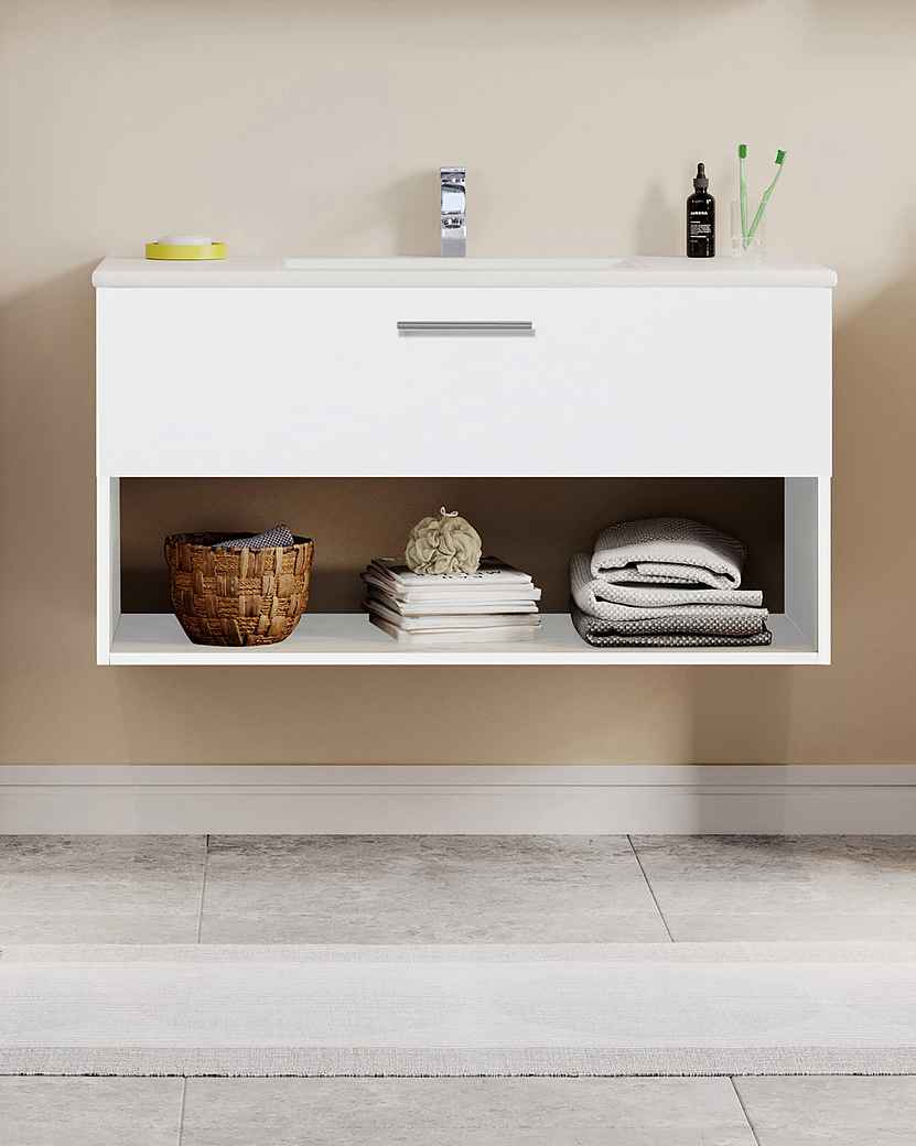 Waschbeckenunterschrank Trento Light hängend