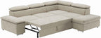 Ecksofa Valantine mit Bettfunktion