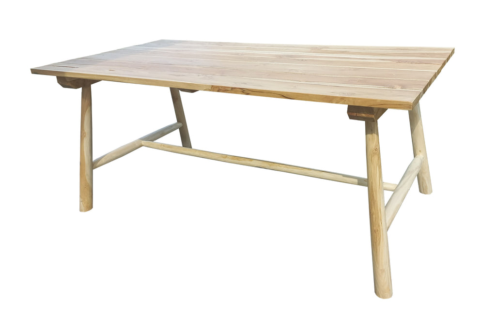 Möbilia - Outdoor Tisch 180x90x77 cm natur