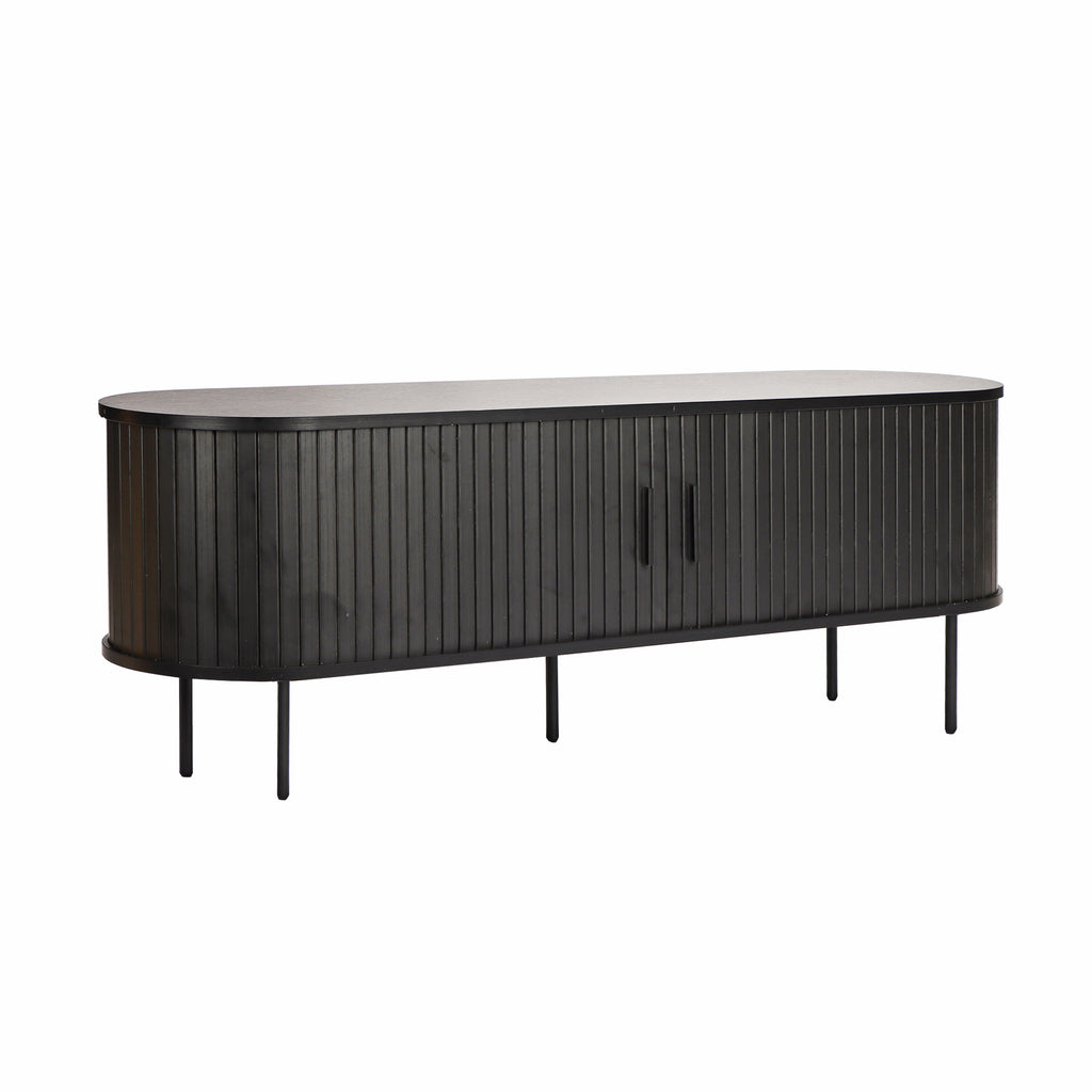 Möbilia - Lowboard 150x40x55 cm schwarz