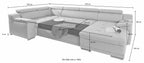 Wohnlandschaft Andiamo U-Form