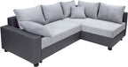 Ecksofa Parma mit Schlaffunktion und Bettkasten