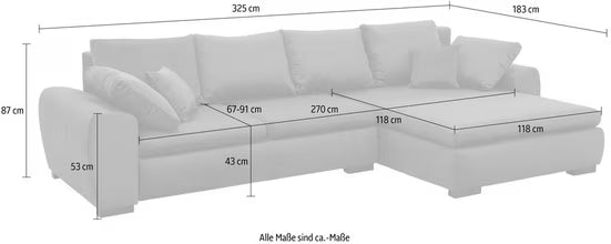 Ecksofa Cara Mia