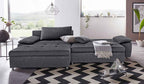 Ecksofa Labene mit Bettfunktion