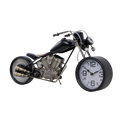 Tischuhr in Motorradform