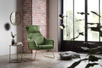 Sales Fever - Relaxsessel aus Samtvelours Grün#