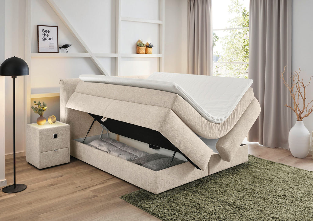 Boxspringbett mit Bettkasten 180x200cm