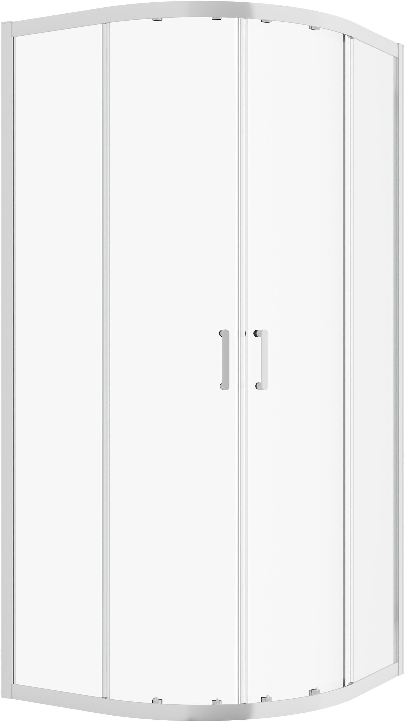 Duschkabine abgerundet 100cm New Trento