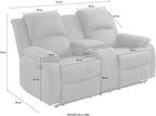2-Sitzer mit Relaxfunktion - Kinosofa
