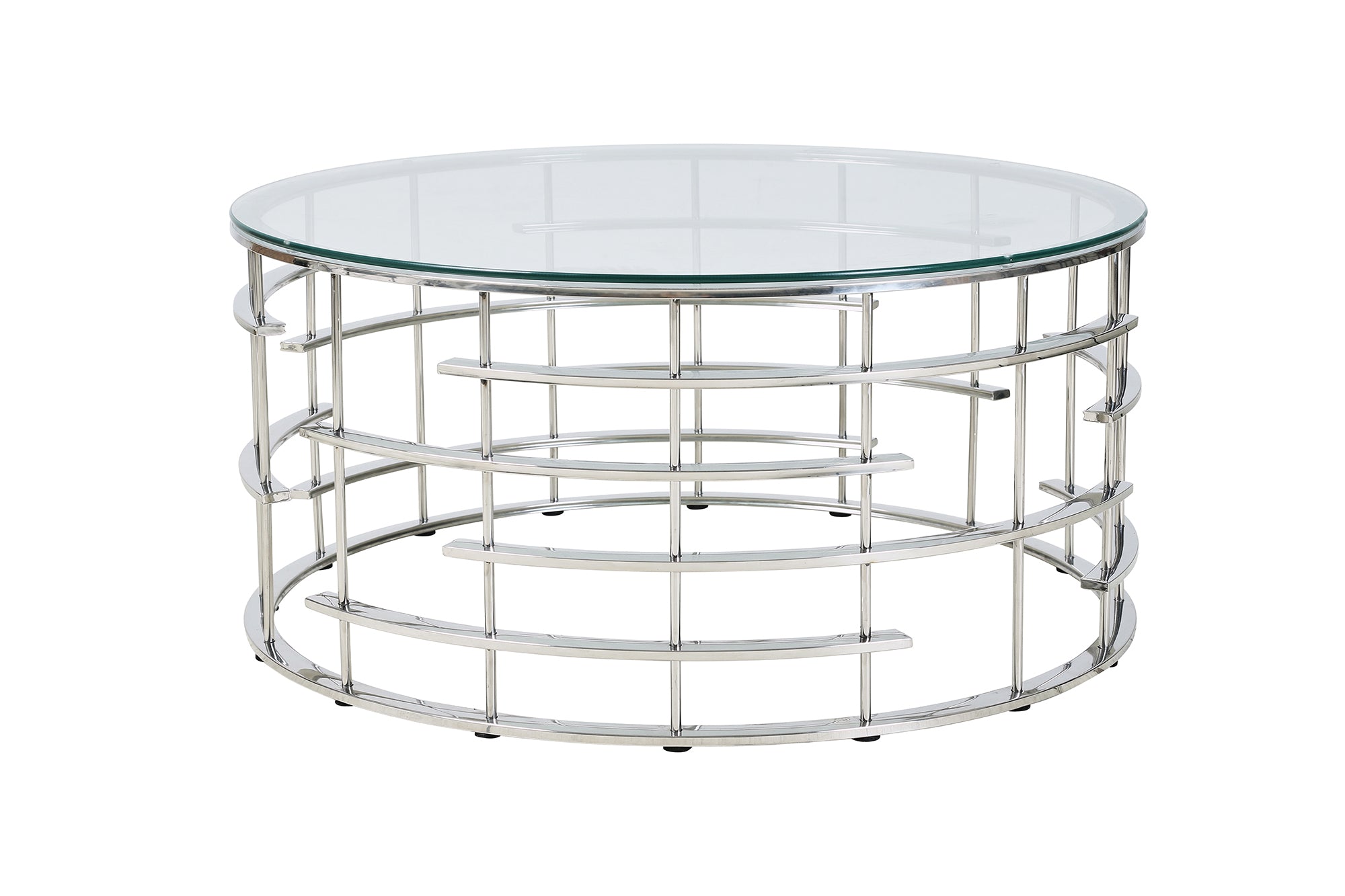 Sales Fever - Couchtisch Silber Ø 90 cm