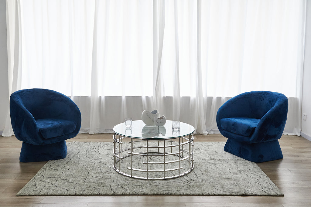 Sales Fever - Couchtisch Silber Ø 90 cm
