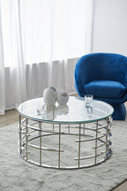 Sales Fever - Couchtisch Silber Ø 90 cm