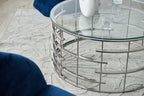 Sales Fever - Couchtisch Silber Ø 90 cm