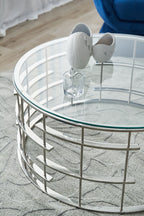 Sales Fever - Couchtisch Silber Ø 90 cm