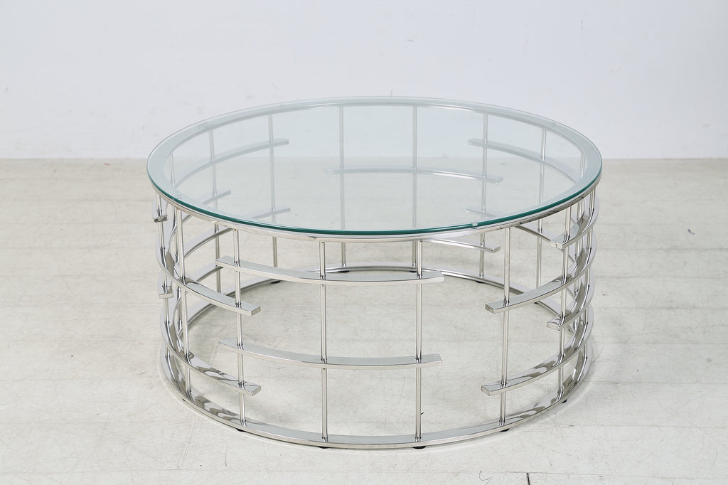 Sales Fever - Couchtisch Silber Ø 90 cm