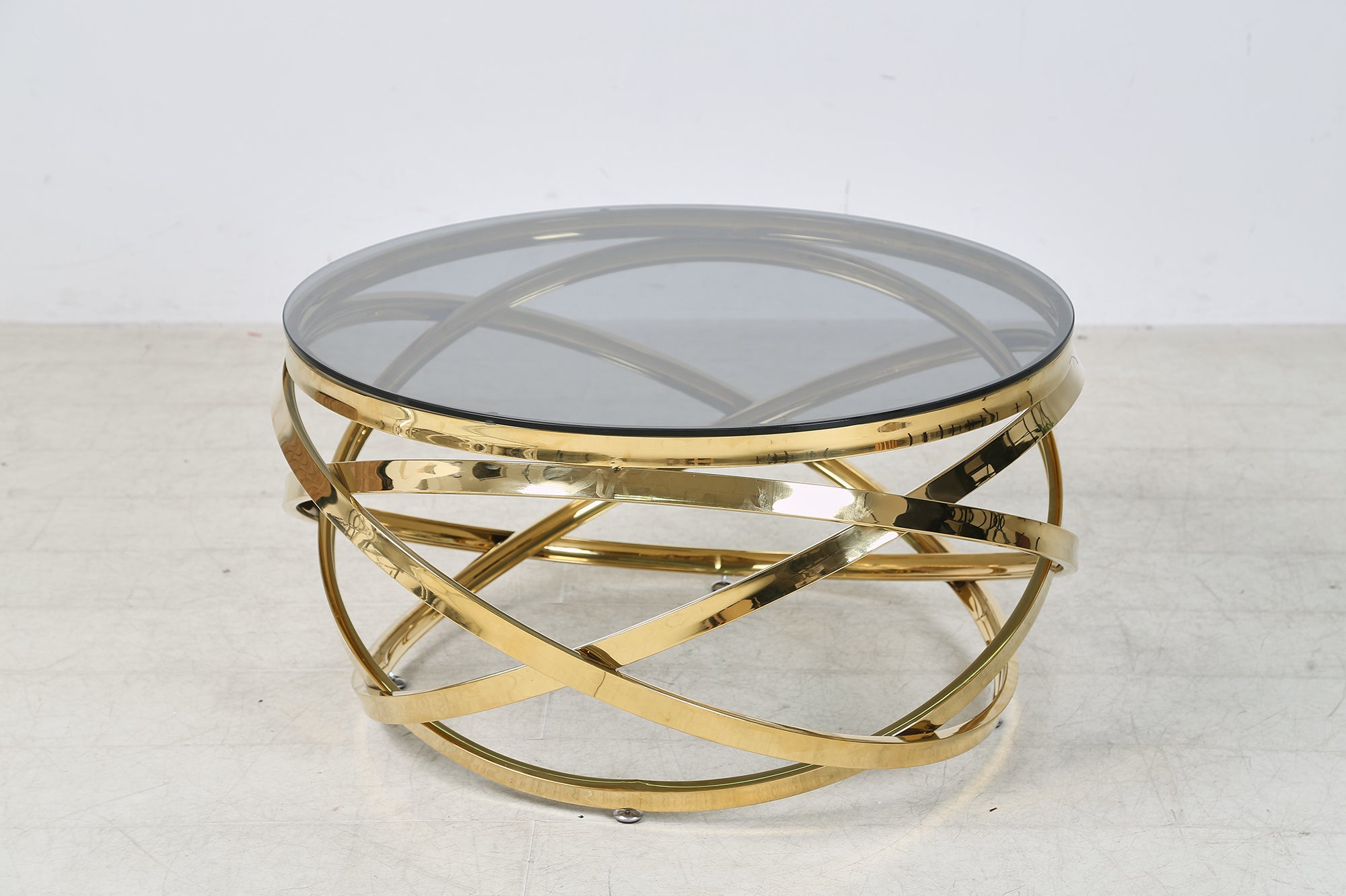Sales Fever - Couchtisch Gold/Grau Ø 80 cm