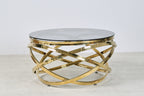 Sales Fever - Couchtisch Gold/Grau Ø 80 cm