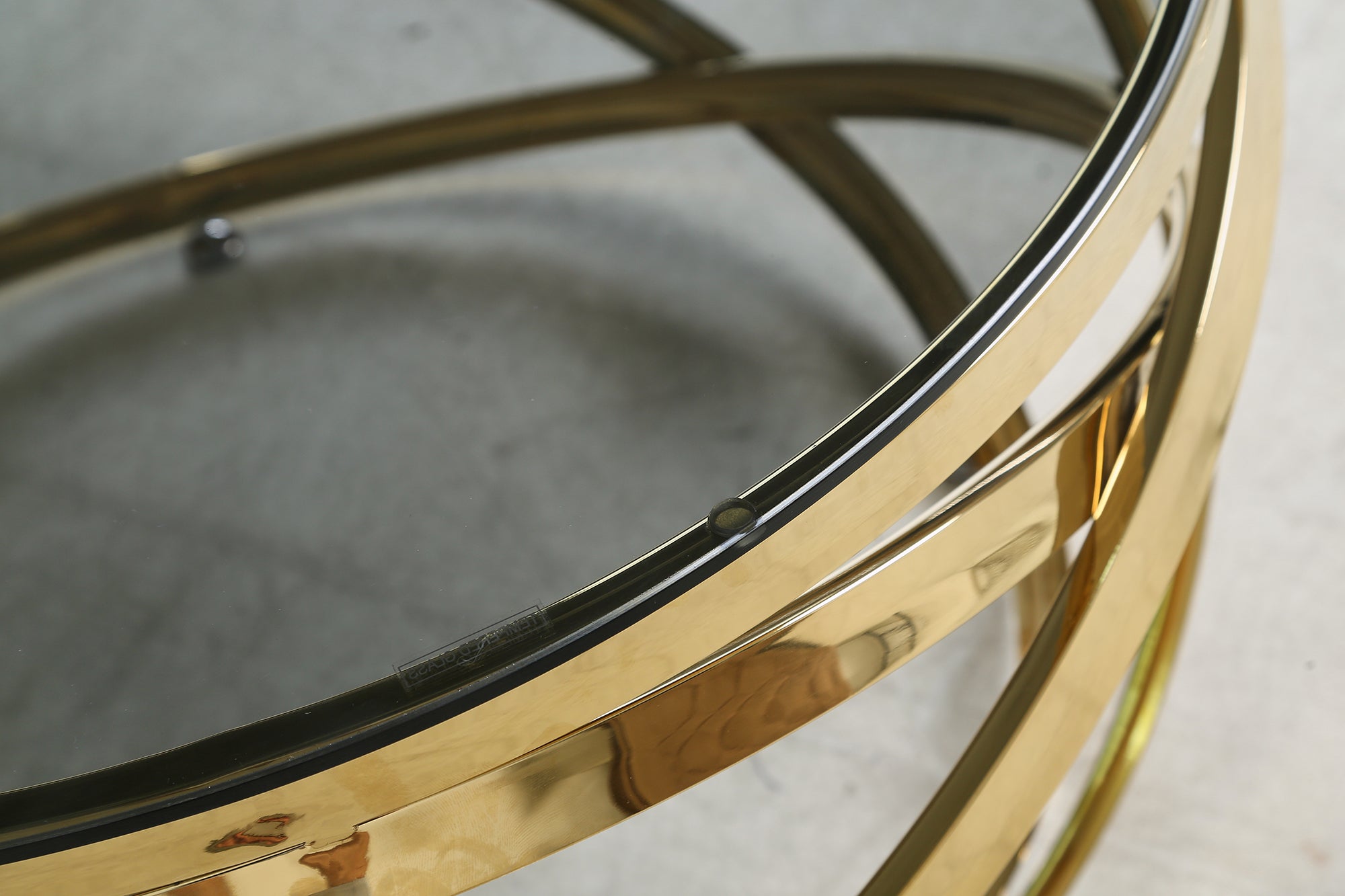 Sales Fever - Couchtisch Gold/Grau Ø 80 cm