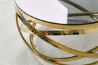 Sales Fever - Couchtisch Gold/Grau Ø 80 cm