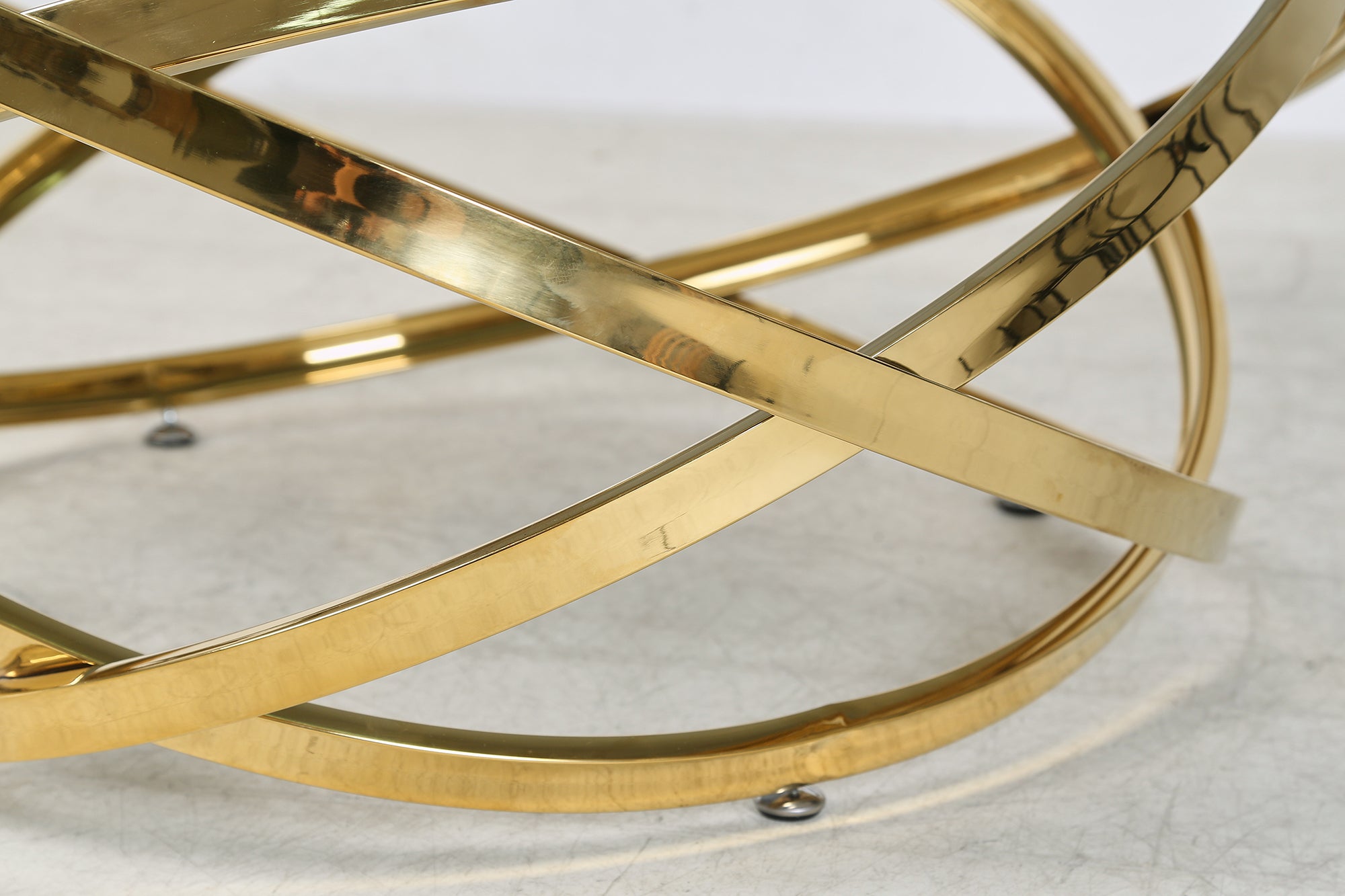 Sales Fever - Couchtisch Gold/Grau Ø 80 cm