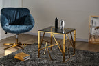Sales Fever - Beistelltisch Gold/Grau 55x55 cm