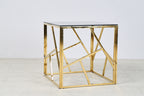 Sales Fever - Beistelltisch Gold/Grau 55x55 cm