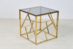 Sales Fever - Beistelltisch Gold/Grau 55x55 cm