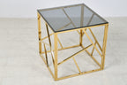 Sales Fever - Beistelltisch Gold/Grau 55x55 cm