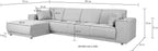 Ecksofa Lemps  L-Form
