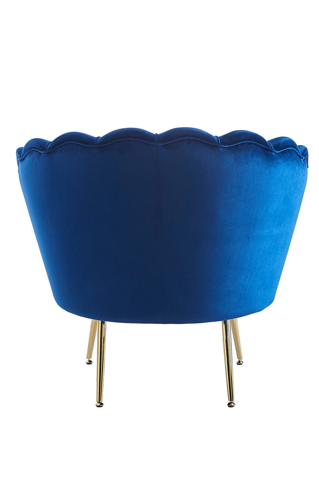Sales Fever - Muschelsessel aus Samt Dunkelblau#