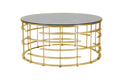 Sales Fever - Couchtisch Gold/Grau Ø 90 cm