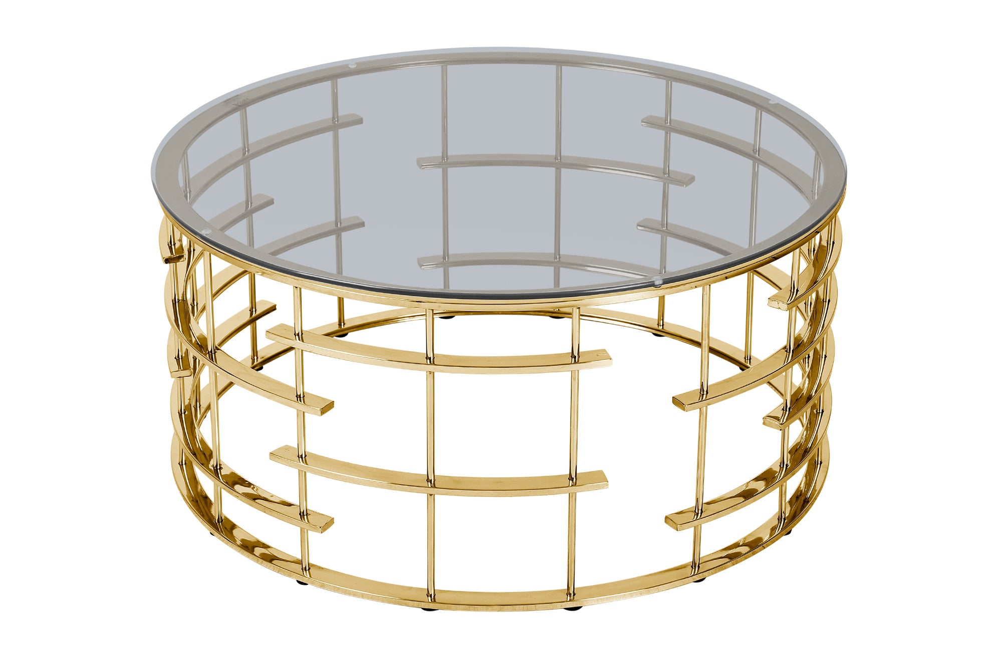 Sales Fever - Couchtisch Gold/Grau Ø 90 cm