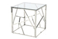 Sales Fever - Beistelltisch Silber 55x55 cm