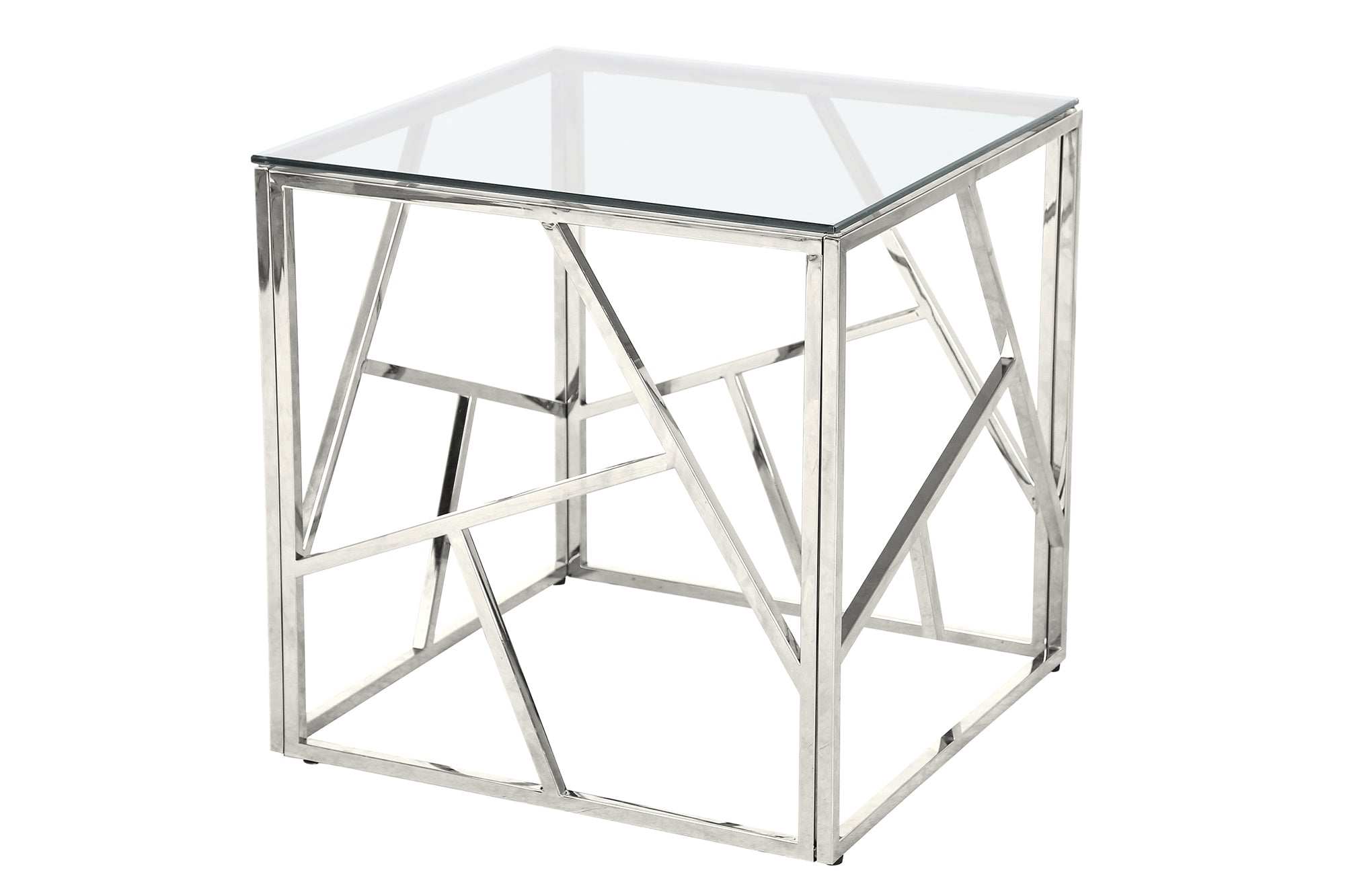 Sales Fever - Beistelltisch Silber 55x55 cm